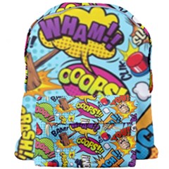 Graffiti Word Seamless Pattern Giant Full Print Backpack by Bedest