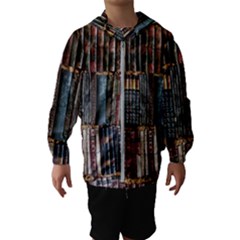 Seamless Pattern With Flower Bird Kids  Hooded Windbreaker by Bedest