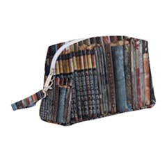 Psychedelic Digital Art Artwork Landscape Colorful Wristlet Pouch Bag (medium) by Bedest