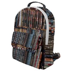 Seamless Pattern With Flower Birds Flap Pocket Backpack (small) by Bedest