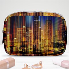 Skyline Light Rays Gloss Upgrade Make Up Pouch (small) by Cemarart