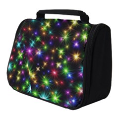 Star Colorful Christmas Abstract Full Print Travel Pouch (small) by Cemarart