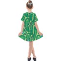 Golf Course Par Golf Course Green Kids  Short Sleeve Shirt Dress View2