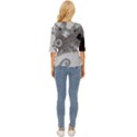 Males Mandelbrot Abstract Almond Bread Lightweight Drawstring Hooded Top View4
