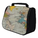 Circular Concentric Radial Symmetry Abstract Full Print Travel Pouch (Small) View1
