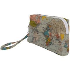 Circular Concentric Radial Symmetry Abstract Wristlet Pouch Bag (small) by Proyonanggan