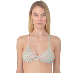 Mosaic Hexagon Honeycomb Reversible Tri Bikini Top by Ndabl3x