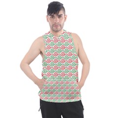 Background Pattern Leaves Texture Men s Sleeveless Hoodie by Ndabl3x