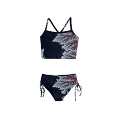 Aesthetic Outer Space Cartoon Art Girls  Tankini Swimsuit by Bedest