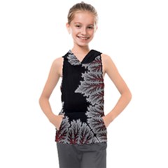 Aesthetic Outer Space Cartoon Art Kids  Sleeveless Hoodie by Bedest