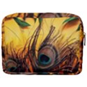 Landscape Bright Scenery Drawing Rivers Blue Lovely Make Up Pouch (Large) View2
