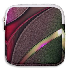 Flower Patterns Pattern Beige Green Mini Square Pouch by Proyonanggan