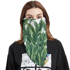 Tropical Leaves Face Covering Bandana (triangle) by goljakoff