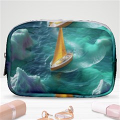 Mountains Sunset Landscape Nature Make Up Pouch (small) by Cemarart