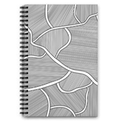 Authentic Aboriginal Art - Farm-lands3 5 5  X 8 5  Notebook by hogartharts