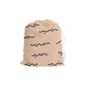 Lines Dots Pattern Abstract Drawstring Pouch (Medium) View1