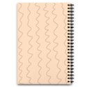 Lines Pattern Wiggly Minimal Print 5.5  x 8.5  Notebook View2