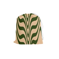 Swirl Pattern Abstract Marble Drawstring Pouch (medium) by Cemarart