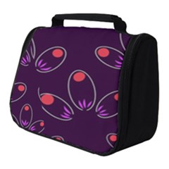 Pattern Petals Dots Print Seamless Full Print Travel Pouch (small) by Cemarart