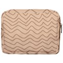 Background Wavy Zig Zag Lines Make Up Pouch (Large) View2