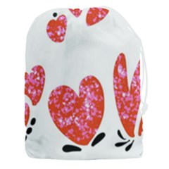 Elements Scribbles Brush Doodles Drawstring Pouch (3xl) by Cemarart