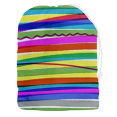 Print Ink Colorful Background Drawstring Pouch (3xl) by Cemarart