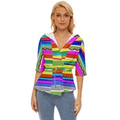 Print Ink Colorful Background Lightweight Drawstring Hooded Top by Cemarart