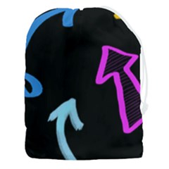 Colorful Arrows Kids Pointer Drawstring Pouch (3xl) by Cemarart