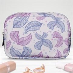 Boho Bohemian Flower Beige Brown Make Up Pouch (small) by Cemarart