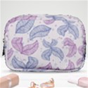 Boho Bohemian Leaves Branch Beige Make Up Pouch (Small) View1
