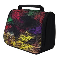 Floral Patter Flowers Floral Drawing Full Print Travel Pouch (small) by Cemarart