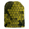 Yellow Hexagons 3d Art Honeycomb Hexagon Pattern Drawstring Pouch (3XL) View1