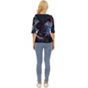 Fractal Cube 3d Art Nightmare Abstract Lightweight Drawstring Hooded Top View4