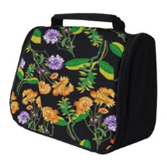 Flowers Pattern Art Floral Texture Full Print Travel Pouch (small) by Cemarart