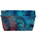 Fractal Art Spiral Ornaments Pattern Handbag Organizer View2