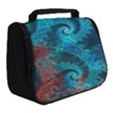 Fractal Art Spiral Ornaments Pattern Full Print Travel Pouch (Small) View2