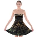 Fractal Patterns Gradient Colorful Strapless Bra Top Dress View1