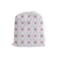Pattern Texture Design Decorative Drawstring Pouch (large) by Grandong