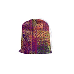 Building Architecture City Facade Drawstring Pouch (small) by Grandong