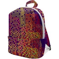Building Architecture City Facade Zip Up Backpack by Grandong