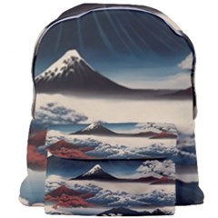 Hokusai Moutains Japan Giant Full Print Backpack by Bedest
