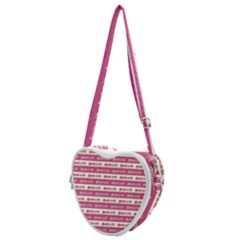 Breathe In Life, Breathe Out Love Text Motif Pattern Heart Shoulder Bag by dflcprintsclothing