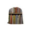 Book Nook Books Bookshelves Comfortable Cozy Literature Library Study Reading Reader Reading Nook Ro Drawstring Pouch (Medium) View1
