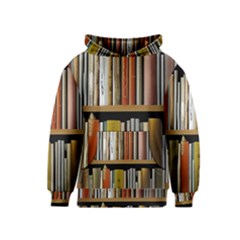 Book Nook Books Bookshelves Comfortable Cozy Literature Library Study Reading Reader Reading Nook Ro Kids  Pullover Hoodie by Maspions