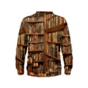 Room Interior Library Books Bookshelves Reading Literature Study Fiction Old Manor Book Nook Reading Kids  Sweatshirt View2