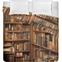 Room Interior Library Books Bookshelves Reading Literature Study Fiction Old Manor Book Nook Reading Duvet Cover Double Side (King Size) View2