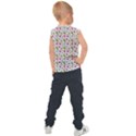 Pattern Flowers Leaves Green Purple Pink Kids  Sport Tank Top View2