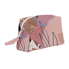 Abstract Boho Bohemian Style Retro Vintage Wristlet Pouch Bag (medium) by Proyonanggan