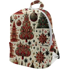 Christmas Decoration Zip Up Backpack by Bedest