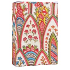 Vintage Pattern Fabric Floral Flowers European Nature Playing Cards Single Design (rectangle) With Custom Box by Maspions